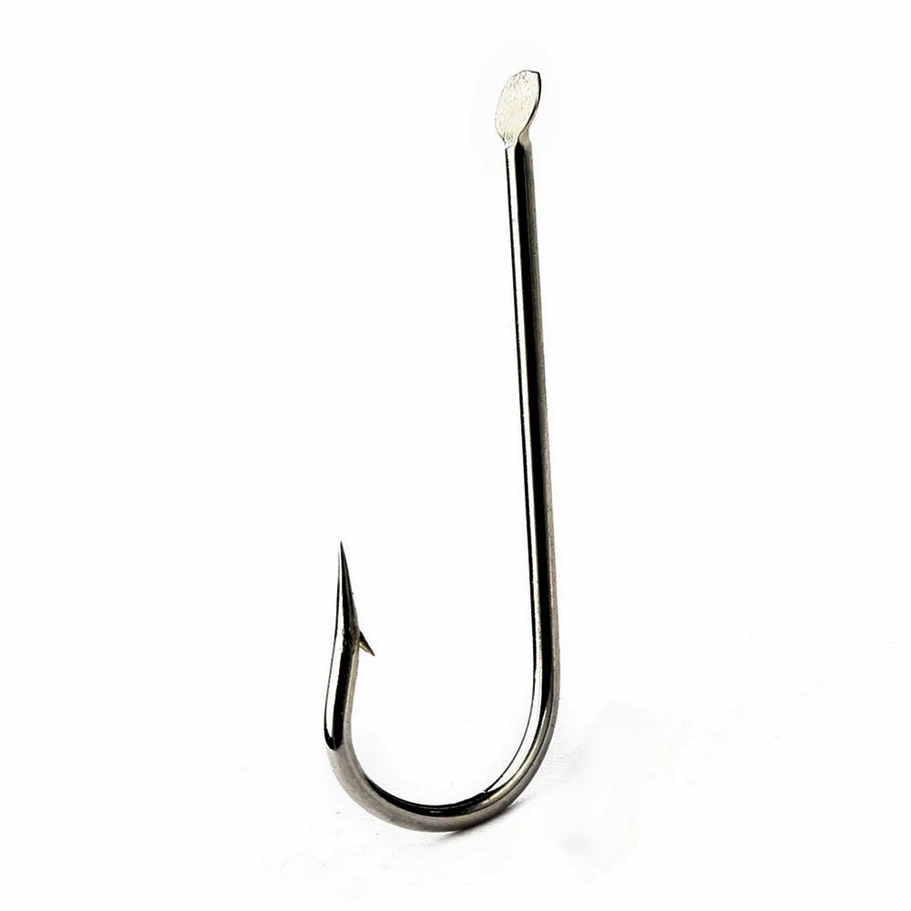 High Carbon Steel 1#~10# Long Handle Fish Hook with Barb for Carp and Bass Pelagic Saltwater Fishing