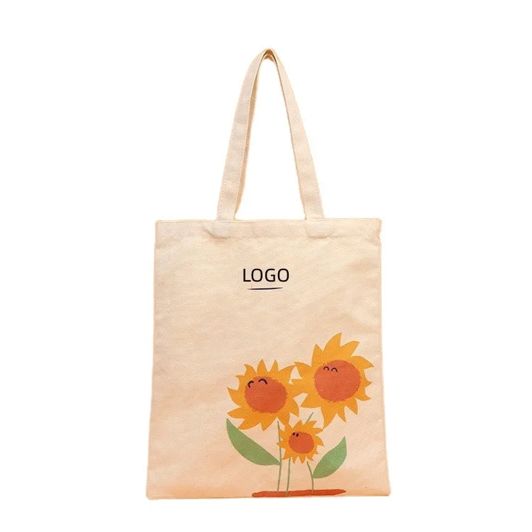 Wholesale Factory Low Price Custom Printed Recycled Canvas Cotton Reusable Shopping Bags with Your Logo