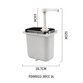 Sauce Jug Hand Press Quantitative Split Bottle Thick Syrup Jam Press Jug Squeeze Bottle