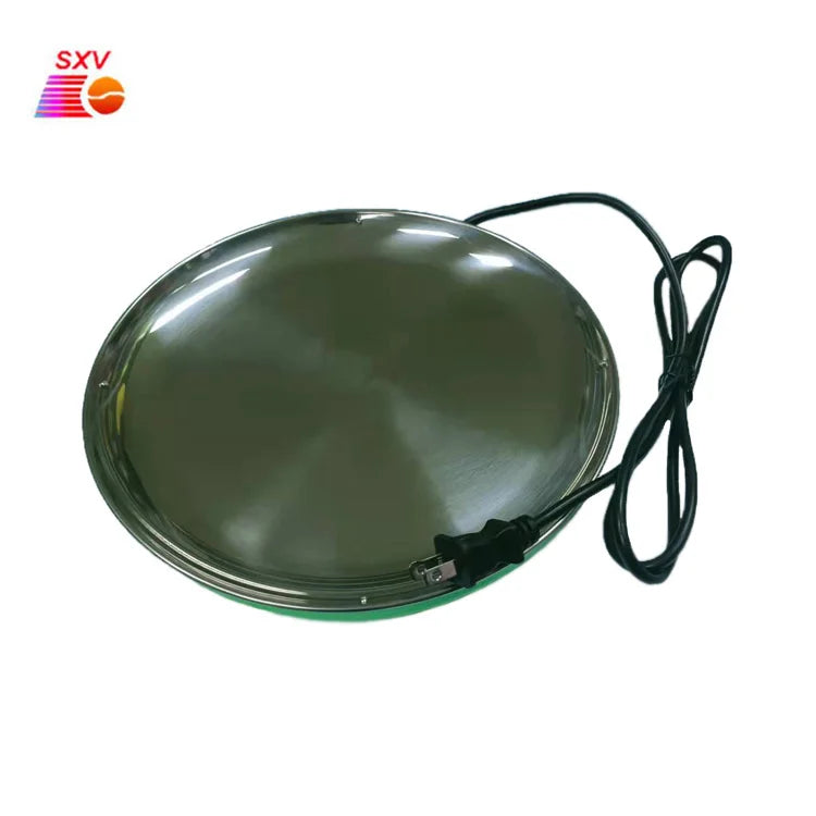 Winter Stainless Steel Heating Plate for Pets Poultry Water Heater American Plug Chicken Pigeon Drinker Heated Plates Home Use