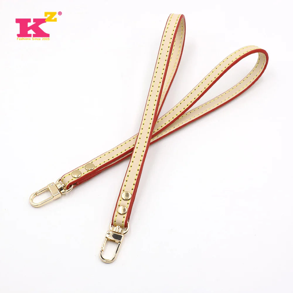 DIY Accessories 22cm Real Leather Small Bag Strap Purse Strap Holder Wrist Handbag Strap for Women' Luxury Bags