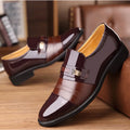 New Men's Leather Shoes Padded Warm Men's Formal Shoes Men's Business Casual Shoes Non-slip Winter Lightweight Comfortable