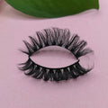 AMD08 Reusable Cluster Lash d for Eyelashes Russian Strip Lash Faux Mink 15mm Deep Wink Winged Eyelash Extensions Custom