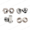 OEM No Standard for Customized Sizes and Materials Selflocking Sus304 Fasteners Self Clinching Flush Nuts
