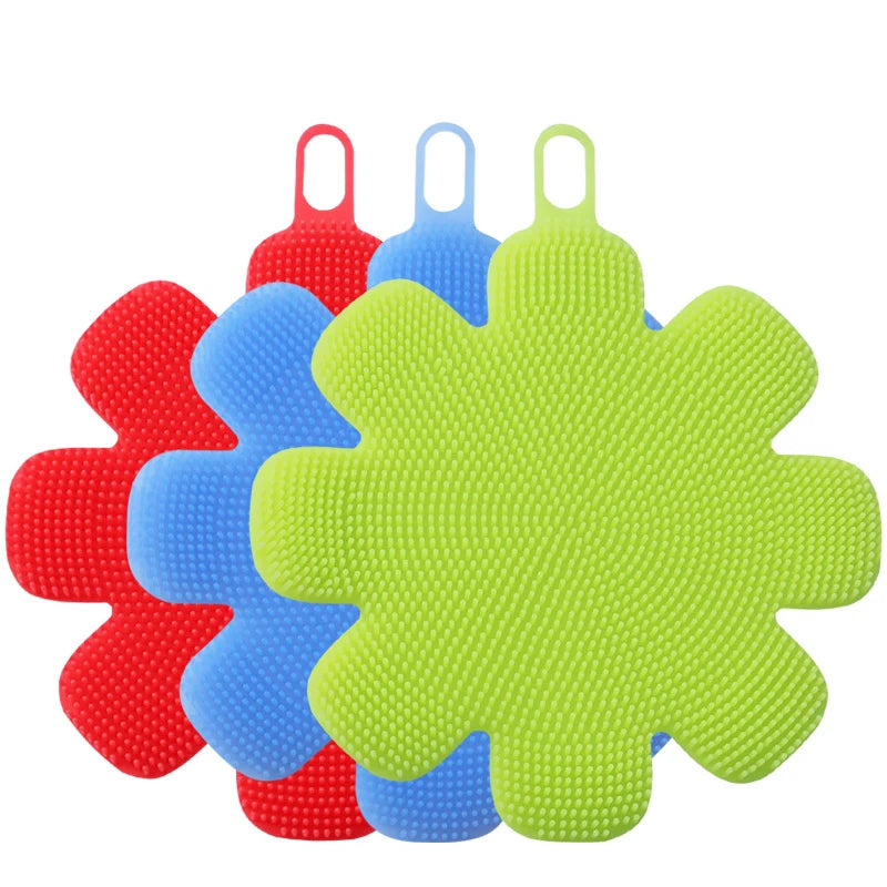 Silicone Sponge Dish Washing Kitchen Food-Grade Dishes Multipurpose Better Sponges Non Stick Clean