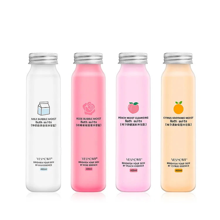 Yesnow Milk Body Scrub Deep Cleansing Shower Gel Whitening Bath Gel