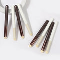 Custom Eco Wholesale Mini Lip Brush Synthetic Hair with Wood Handle Small Lip Liner Gloss Pen for Face Makeup Dot Balm Blending