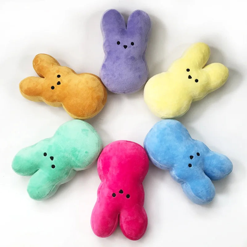 15CM Cute Animal Star Carrot Peep Bunny Easter Kawaii Room Rabbit Doll