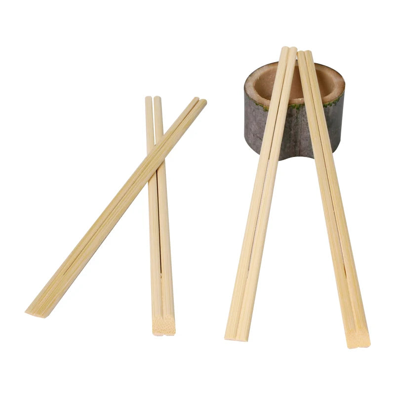 210mm Paper Wrapped Bamboo Chopstick Disposable 23cm 24cm 60000 Pcs CLASSIC  Sushi Japanese Chopsticks 100 Pcs in Bag