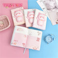 New Design Wholesale Slow Rising Educational PU Foam Squishy Cute Cat Toy Stress Relief Notebook 2408 MegaBDM