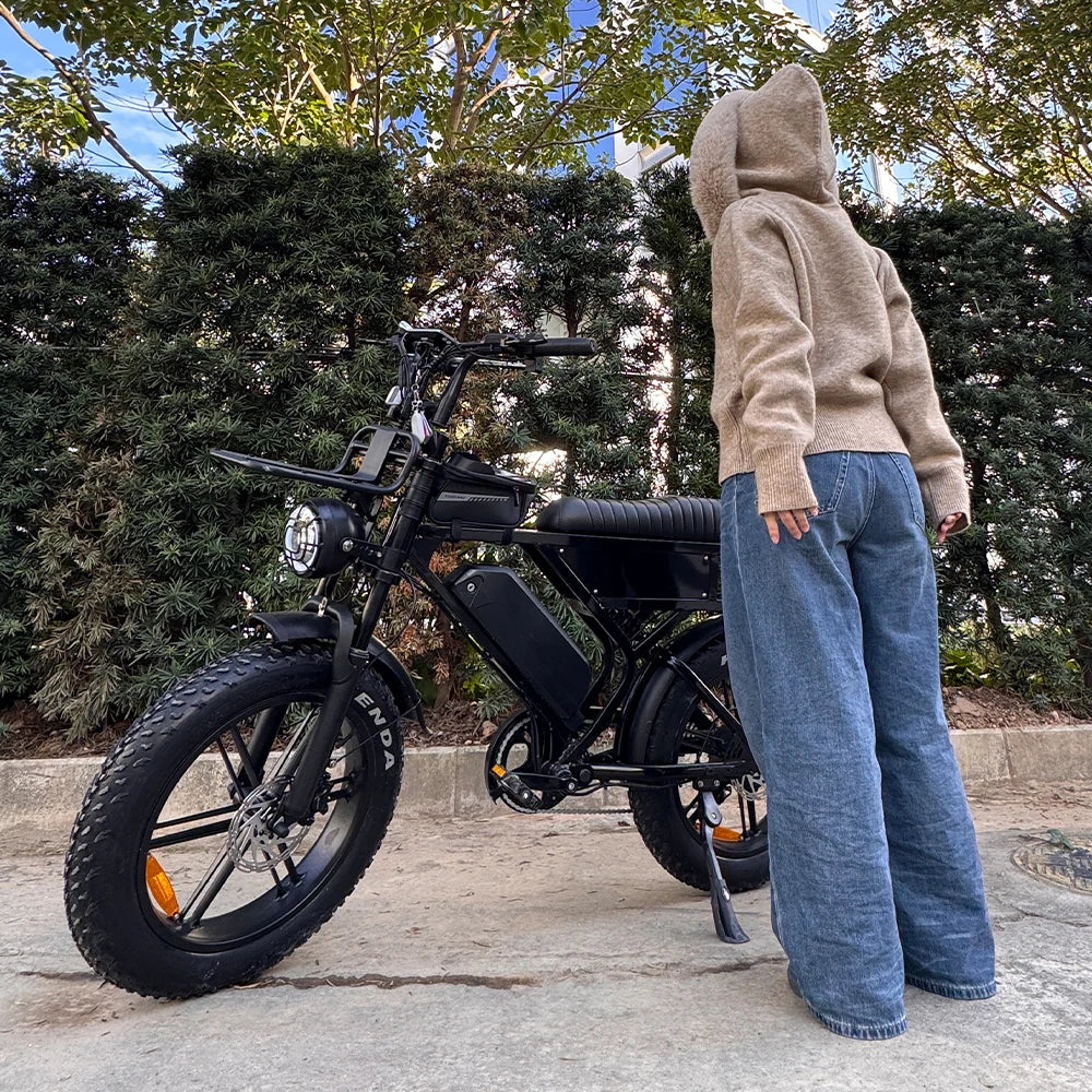 VOMO X90 Ebike 48V 15Ah Lithium-ion Battery E BIKE Fast EU Warehouse FAT Electric Bicycle X90 250W Deliver E-bike X90 BIKE