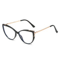 Yiwu Market Eye Wear Products Men Fashion Clear Lens Glasses Oversized Bezel for Women Round Vintage Cat Eye Frames