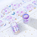 Custom Journal High-end Flower PET Tape with Shell Holographic Foil PET Tape Manufacturer