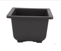 13.1*13.1*10cm Pot and Saucer Set square Bonsai Pot Succulent Flower Pot Plastic Flower Pots