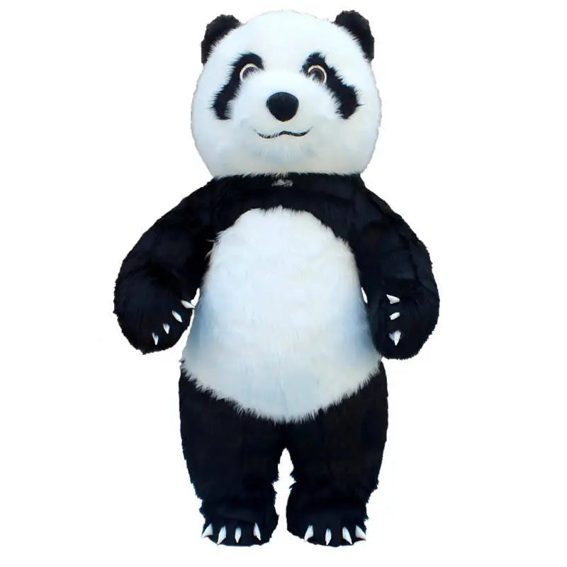 ReadyHot Inflatable Adult Panda Mascot Costume Interesting Cartoon Character for Party Supplies Carnival Display