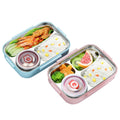 Hot Sale Stainless Steel Portable Outdoor School Office Lunch Box Kids Children Reusable Insulated Fast Food Bento Lunch Box