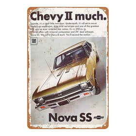 Custom Retro Metal Tin Sign Unique Style Personal Made Wall Decor Plaque UV Printing Technique
