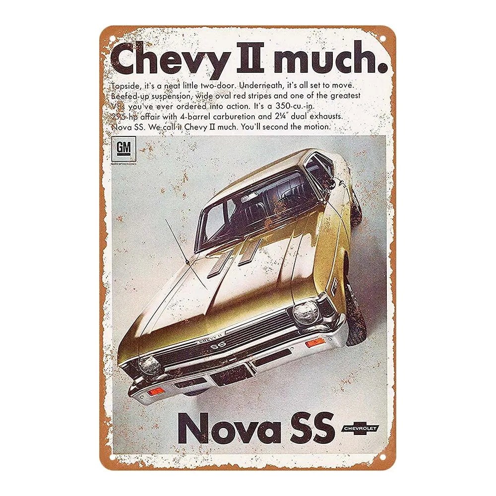 Custom Retro Metal Tin Sign Unique Style Personal Made Wall Decor Plaque UV Printing Technique