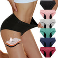 Cotton Breathable Period Panties 4 Layers Leak Proof Physiological Underwear Menstrual Incontinence Absorbent Briefs