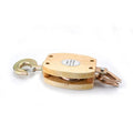 Allmarine Hook or Eye Type Industrial Grade Wood Cargo Block with Single Double or Triple Sheaves Steel Handle OEM
