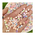 6mm Resin Rose Miniature Jewelry Beads for DIY Mini Flower Miniature Nail Art Decor Girl Women DIY Accessories