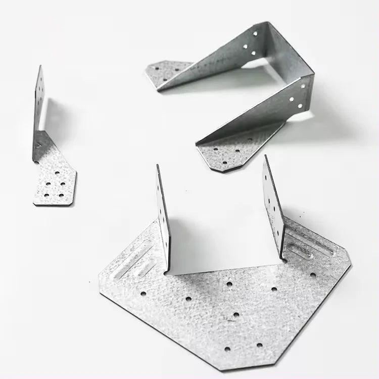 Joist Hanger Adjustable Galvavized Connector Angel U Shaped  Metal Corner Brackets Metal Accessories