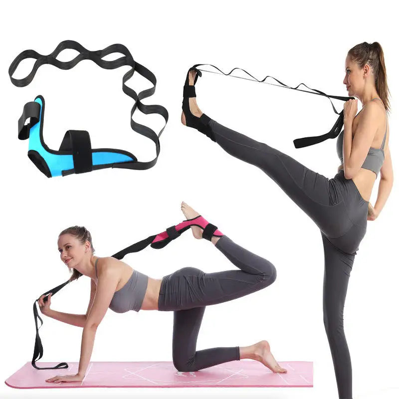 Yoga Leg Stretch Bands Flexible Bands for Ballet Cheerleading Gymnastics Trainer Yoga Legs Foot Training
