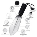 Portable EDC Stainless Steel Garden Hand Tool With Depth Marker Measurements Planting Shovel Trowel