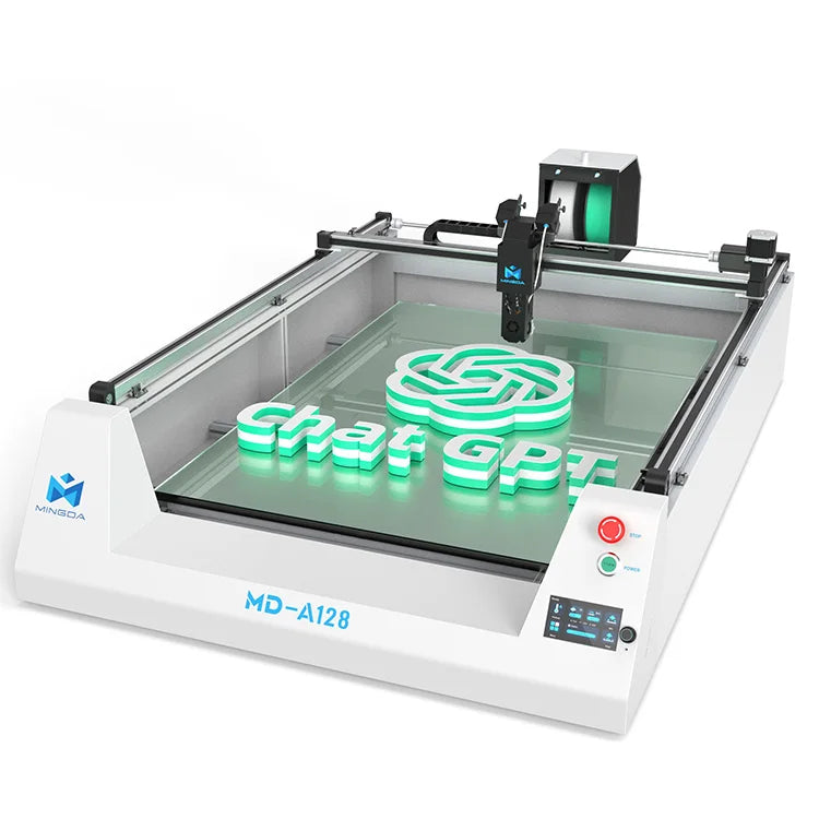 MD-A128 Free Leveling Stock Large Format Advertising 800*1200*100mm Printing 3d Printer Sign Impresora 3d