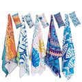 Wholesale Comfortable Soft Suede Microfiber Suede Beach Towel Custom RPET Suede Towel with Full Digital Printing for Pool Swim