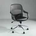 Nordic Lift Swivel Computer Chair Comfortable Cushion Plastic Backrest Office Chair with Pulleys