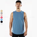 Mens High Quality Gym Running Sports Black Athletic Tank Top Custom Logo Men Casual Fitness Basketball Plus Size Tank Top