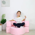 Best Choice High Density Foam Single Seat Living Room Corner Sofa Furniture Sectional Kids Play Couch With Removable Slipcover