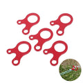 JW-061 Outdoor Aluminum Wind Rope Buckles 3-Hole Cord Strap Tensioner Adjustable Snail Hook Buckle