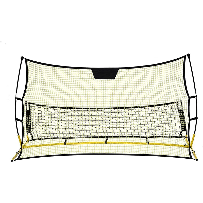 LXY-130 Portable Double Sided Soccer Trainer Football Rebounder Net for Solo Volley and Passing Training