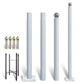 OEM ODM Foldable Street Light Pole Manufacturing Factory Easy to Install Split Type Courtyard Street Swimming Pool Light Pole