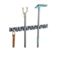 Movable Ss304 Wall Mount Broom Holder Racks and Hooks Mop Broom Hanger