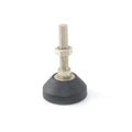 50C M10 Factory Direct M8 M10 M16 M20 Customized Length Nylon Turn Steel Rubber Leveling Foot for T Slot Extrusion #7087