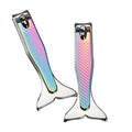 Professional Colorful Mermaid Nail Clippers Cutter Easy-to-Use Finger and Toenail Scissor Trimmer with Sharp Cutting Edge