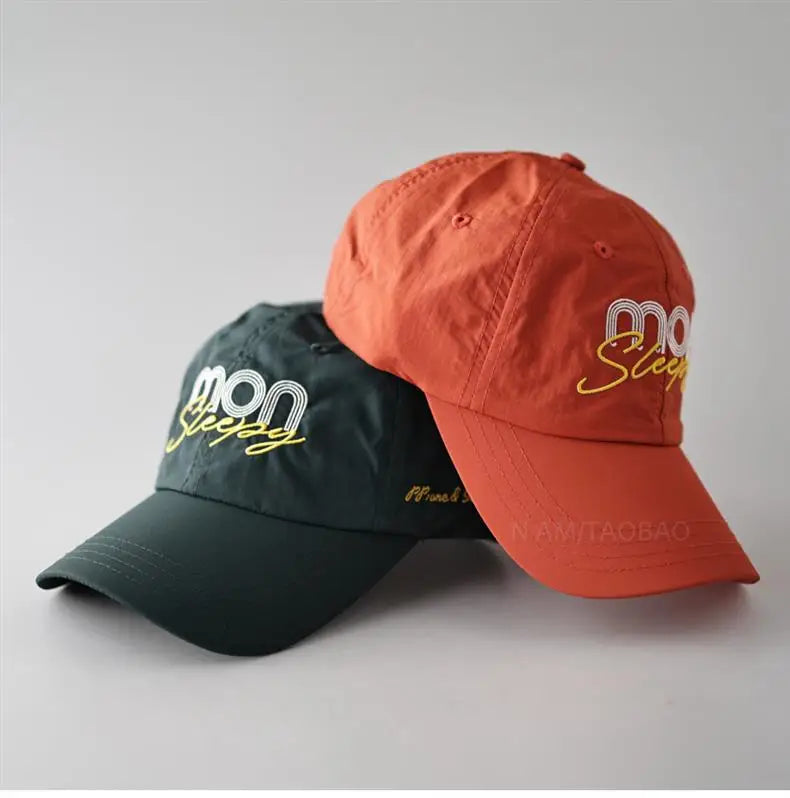 Custom Men High Quality Unstructured 6 Panel Embroidery Logo Polyester Waterproof Baseball CapOem Quick Dry Nylon Sport Dad Hat