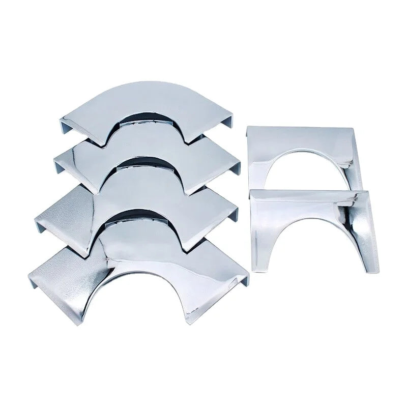 Xikuno Pool & Snooker Table Accessories Silver Metal Pocket Corner 6-Piece Set for Billiard Tables DLY-MJ3 4kg