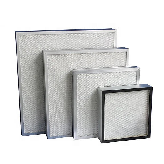 High Efficiency Customized Aluminum Frame Box Filter Air Purifier H13 H14 HEPA Filter Foam Gasket New Removes Airborne