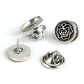 WEGOODZF Alloy No Sew Nail Buckle Brooch & Shoe Charm Anti-Glare Invisible Buttons Shirts Pearl Decor Small Versatile Easy
