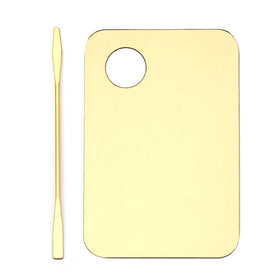 Factory Plastic Acrylic Makeup Palette Set Cosmetic Makeup Spatula All in One Palette Makeup Mixing Palette for Hand