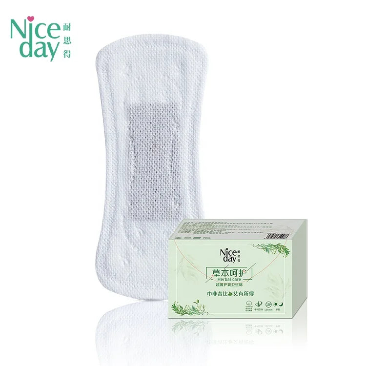 Wholesale GOTS Certified 100% Organic Panty Liners with Herbal Chip
