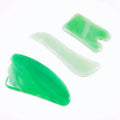 2026 Cheap price gua sha plane heart shape Green Aventurine heart gua sha stone tools massage for face