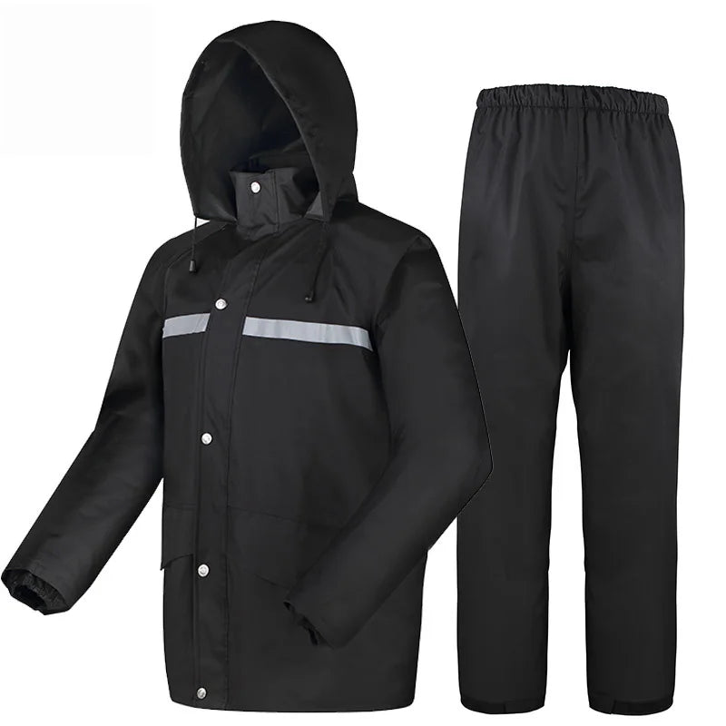Men's Light Rain Jacket Suits Golf Rain Suits Rain Gear for Hiking Travel Bicycle Camping Adults Picture Camp Raincoats RAINWEAR