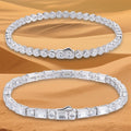 Jasen Jewelry Designs D Grade Moissanite Diamonds 925 Silver Women's Wedding Bracelet for Anniversary