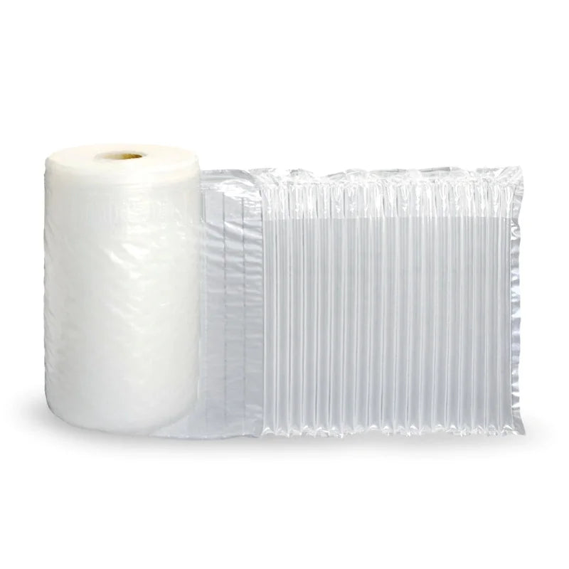 1 Meter Wide 300 Meter Inflatable Plastic Air Column Roll Packing Edge Protector 60 Micron Thickness Cargo Protection