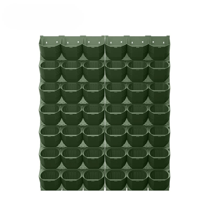 Outdoor Smart Modern Garden Plant Wall Green House System PP Plastic Wall Frame Sturdy Vertical Hanging Planter Flower Pot